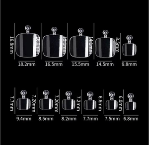 Extensions d'ongles en gel souple mat transparent pour pédicure, amovibles, pour nail art au gel UV - Product Image 4