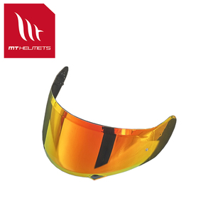 Visera de Repuesto para Casco MT Helmet ATOM SV V-16, Lente de PC, Visera Plateada, Ahumada, Arcoíris, Roja - Product Image 2
