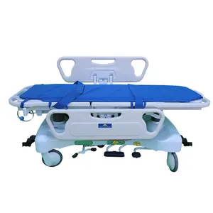 Safety Medical Folding Adjustable Emergency Patient Transport Stretcher Transfer Trolley