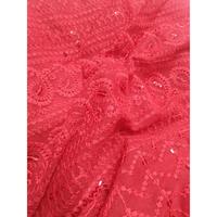Tissu en Georgette Brodé Schiffli Léger et Transparent pour la Fabrication de Vêtements Ethniques – Disponible en Gros