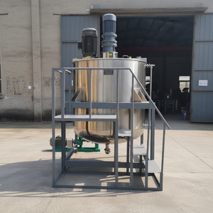 Réservoir de mélange en acier inoxydable personnalisable |   Chauffage enveloppé de tissu avec homogénéisateur haute vitesse et agitateur basse vitesse pour l'alimentation et l'industrie - Product Image 2