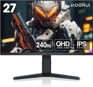 จอภาพ KOORUI- WQHD LED สำหรับคอมพิวเตอร์ ขนาด 27 นิ้ว ความละเอียด 2K 2560*1440 <span class=keywords><strong>240</strong></span> <span class=keywords><strong>Hz</strong></span> หน้าจอ LCD จอแสดงผล LCD 27 นิ้ว 2K สำหรับคอมพิวเตอร์ - Product Image 2