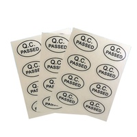 Autocollants holographiques 3D ronds en gros pour le contrôle qualité (QC) - Étiquettes adhésives laser holographiques « QC PASSED » pour le contrôle de la qualité des produits