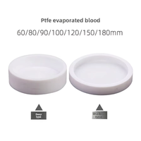 Plaques d'évaporation rondes en PTFE MSK 60-180 mm, bacs de culture, récipients résistants aux acides et aux alcalis