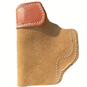 Étui à arme à feu en cuir IWB pour port dissimulé avec clip, système de port confortable et balistique à l'intérieur - Product Image 3