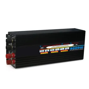 Inversor de onda sinusoidal modificada de alta calidad 5000W DC 12V/24V/48V AC 220V/110V con cargador de batería