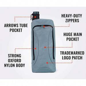 Mochila de Tiro con Arco BSCI de Muestra Gratuita para Arco Recurvo, Carcaj Ligero, Nuevo Diseño de Mochila de Tiro con Arco con Flechas - Product Image 2