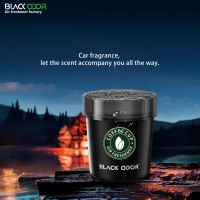 Désodorisant de voiture en forme de tasse à café en plastique Oud noir