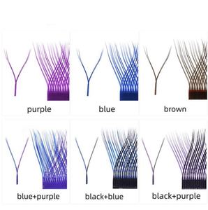 Extensiones de Pestañas DRAGONLASH 3D 4D 5D 6D Forma W YY Volumen CC Fibra PBT Coreana Extensiones de Pestañas Individuales Tejidas Tipo Trébol - Product Image 5