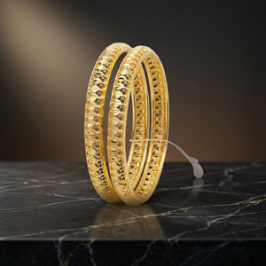 Wholesale Dye Gold Plated Forming Bangles Brass Traditional Design Gold Filled Luxury Bangles for Women Fashion Bangles Jewelry - Product Image 2