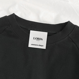 Etiqueta tejida Ropa lavable Cuello de ropa para algodón Tejido Etiqueta privada Logotipo de soporte Marca personalizada para ropa - Product Image 6