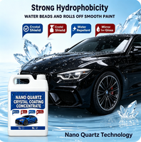 Revêtement hydrophobe concentré ultra-efficace, application sans essuyage, brillance instantanée, utilisation humide ou sèche, 5L