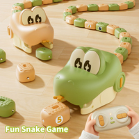 Jouet interactif RC Serpent Gourmand Électrique Créatif avec Effets Sonores pour Enfants