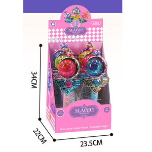 Công chúa Điện Cổ Tích Cây Đũa Phép ánh sáng ban đêm âm nhạc ma thuật cây gậy phép thuật chiếu cho cô gái quà tặng sinh nhật - Product Image 5