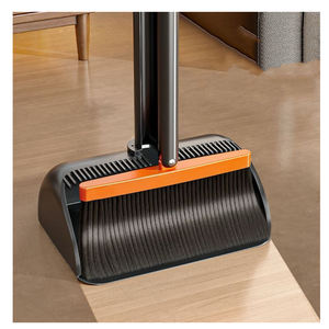 Ensemble de <span class=keywords><strong>balai</strong></span> et pelle à poussière pour sols ménagers à long <span class=keywords><strong>manche</strong></span> en ABS - Product Image 2