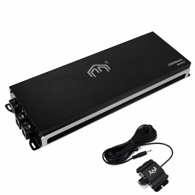Class D Car Audio Power Amplifier RMS 2500Wrms 1 Ohm Impedance Mono Power Amplifier with Crossovers