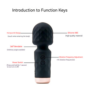 Großhandel Stock handgeführte Körpermassage Spielzeug Sex Erwachsene Frauen Sex-Spielzeug Vibrator für Damen Sex-Spielzeug für Damen - Product Image 6