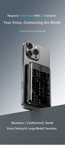 Compatte da viaggio AI Power Bank ultima innovazione soluzione di ricarica Wireless All-In-One per i viaggiatori d'affari - Product Image 2