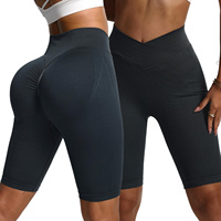 Leggings de yoga sans couture taille haute effet scrunch pour femme, rehausseur de fessiers, contrôle du ventre, pour la course et le fitness