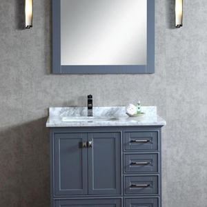 <span class=keywords><strong>GODI</strong></span>, venta al por mayor, moderno, de lujo, estilo europeo, armario de montaje en pared de madera, lavabo, acero inoxidable, impermeable, muebles de baño - Product Image 5