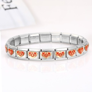 Bracelet modulaire en acier inoxydable fait main, DIY, librement combinable, détachable, idéal pour les amateurs de thé au lait et de jus, cadeau mignon pour les meilleures amies - Product Image 2