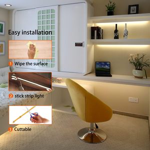 ชุดไฟ LED แบบ COB ขนาด 24 โวลต์ 8 มม. พลาสติก 3000k-6000k สีขาว CCT ความยาว 5 เมตร งอได้ Ra90+ สำหรับเฟอร์นิเจอร์ เพดาน และงานเชิงพาณิชย์ - Product Image 4