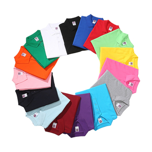 Promotion Polo Shirt Cotton Sport Short Sleeves Work Uniform Unisex Plain T Shirt for Men