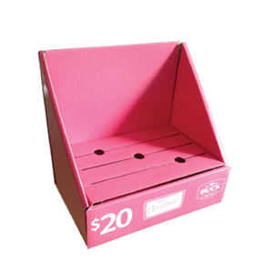 Estante de exhibición corrugado en tienda Publicidad al por menor Accesorio para Teléfono Celular Cargador de teléfono móvil Pos Soporte de exhibición de cartón - Product Image 2