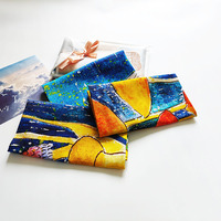 Serviettes de cuisine en coton avec impression personnalisée de luxe Serviettes de cuisine en lin d'automne personnalisables pour les restaurants