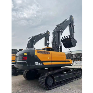 Nueva excavadora HX340HD de 34 toneladas con cubo de roca y tubería de martillo a la venta - Product Image 5