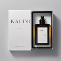 Autocollants personnalisés logo bouffée emballage cosmétique boîtes d'emballage de bouteille de parfum