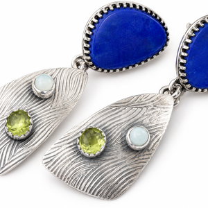 Orecchini Vintage Bohémien Color Teal, Regali per Donne per Uso Quotidiano e Feste - Product Image 3