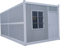 Garage conteneur pliable et facile à assembler avec maisons conteneurs modulaires personnalisables