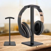 Support de casque Support de casque de jeu Support universel de casque en ABS + aluminium