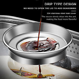 หม้อหุงข้าวอเนกประสงค์2ชั้น6L 32ซม. ทำจากหินอลูมิเนียมอัลลอยด์ขนาดใหญ่พิเศษใช้ทางการแพทย์ - Product Image 3