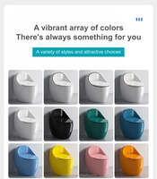 Inodoros de cerámica personalizados con pedestal para baño, inodoro de una pieza con lavabo y pedestal.