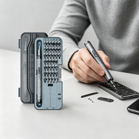 Jeu de tournevis de précision électrique professionnel 46 en 1, type C, rechargeable, outil de réparation pour téléphone, ordinateur portable, appareil photo