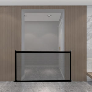 JunjiangFa pagar tangga kain dapat ditarik untuk keamanan bayi pagar untuk hewan peliharaan dan anak-anak pelindung pintu untuk anjing dan Bebes - Product Image 1