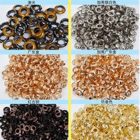 Œillet ovale en laiton de différentes couleurs, accessoires métalliques pour vêtements