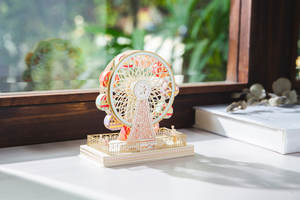 Rompecabezas de papel 3D personalizado, Noria, miniaturas, kit de bricolaje, juguete de bebé para niñas - Product Image 4