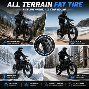 Motocicleta Todoterreno M7 Ultra Dirt Bike 72V 25Ah con Motor de Tracción Media, Suspensión Completa y Alto Torque para Adultos - Product Image 4