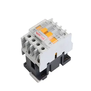 VECAS Ac Contactor Contact Relay CJX2-3210 4011 32A AC Motor AC Contractor 24V to 400v 24V36V48V110V 220V 230V240V380V400V 660V