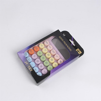 Nouvelle arrivée de chiffres d'emballage personnalisés calculatrice d'insertion de produit électronique avec boîte d'emballage de calculatrice d'affichage imprimé de logo