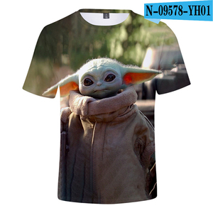 Sublimation Polyester Mesh <strong>T</strong>-<strong>shirt</strong> 3D Digital Printing Custom Pattern Yoda <strong>t</strong> <strong>Shirts</strong> Movie Anime <strong>Star</strong> <strong>t</strong> <strong>Shirt</strong> <strong>Wars</strong> - Product Image 2