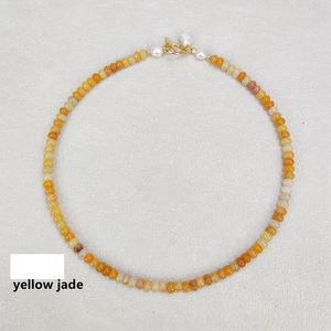 Collares de Ágata y Perlas de Piedra Natural al por Mayor, Abacus de 4*6mm, 800g, Collar de Cuentas de 16 Pulgadas, Joyería para Mujer - Product Image 6