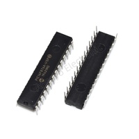 Microcontrolador PIC ANSOYO PIC16F876A-I/SP de 8 bits, 14KB Flash, 20MHz, 28 pines DIP, IC/SPI/UART, montaje a través de orificio