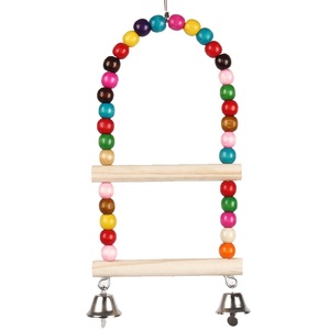 لعبة ببغاء: سلم، أرجوحة، حامل طيور، مجثم حلقي معلق، لعبة مضغ، مستلزمات الحيوانات الأليفة، موديل - Product Image 5