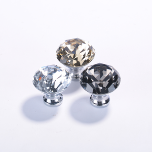 Luxe Diamantvormige Kristallen Glazen Kastknoppen Diamant Vorm Lade Keukenkasten Dressoir Kast Kast Trekt Handgrepen - Product Image 4