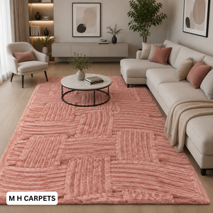 Alfombra de lana de lujo hecha a mano, ecológica, moderna, para hotel, sala de estar, decoración del hogar - Product Image 1