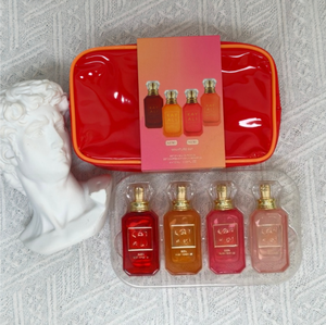 Set de Regalo de Perfumes de Lujo para Mujer, Venta al por Mayor, 4*10ml, Dos Aromas, Mini Set, Aroma Floral y Frutal Duradero - Product Image 2
